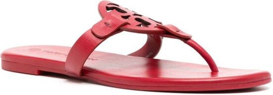 Tory Burch Miller flip flops Red