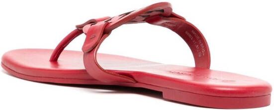 Tory Burch Miller flip flops Red