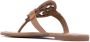 Tory Burch Miller laser-cut logo sandals Brown - Thumbnail 3