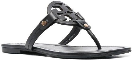 Tory Burch Miller leather sandals Black