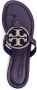 Tory Burch Miller logo-plaque sandals Purple - Thumbnail 4