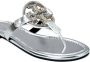 Tory Burch Miller pave logo sandals Silver - Thumbnail 3