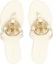 Tory Burch Miller soft leather sandals White - Thumbnail 4