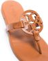 Tory Burch Miller Soft logo leather sandals Brown - Thumbnail 2