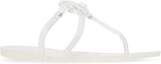 Tory Burch Mini Miller jelly thong sandals White