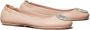 Tory Burch Minnie Travel leather ballerina shoes Pink - Thumbnail 2