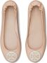 Tory Burch Minnie Travel leather ballerina shoes Pink - Thumbnail 3