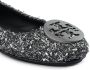 Tory Burch Minnie Travel tweed ballerina shoes Silver - Thumbnail 4
