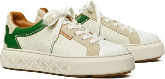 Tory Burch panelled-design low-top sneakers Neutrals