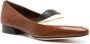 Tory Burch panelled leather loafers Brown - Thumbnail 2