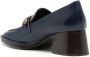 Tory Burch Perrine heeled leather loafer Blue - Thumbnail 3
