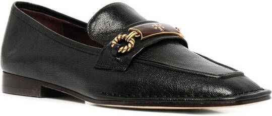 Tory Burch Perrine logo loafers Black