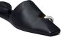Tory Burch pierced leather slippers Black - Thumbnail 4