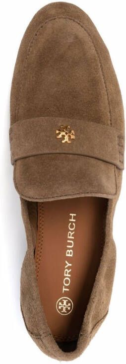 Tory Burch slip-on leather loafers Brown