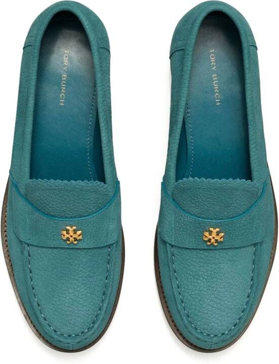 Tory Burch suede loafers Blue
