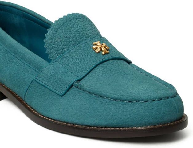 Tory Burch suede loafers Blue
