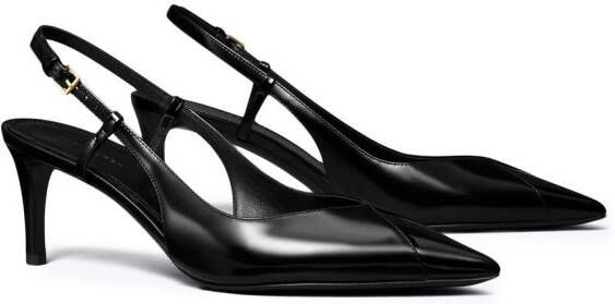 Tory Burch 65mm Triangle slingback pumps Black