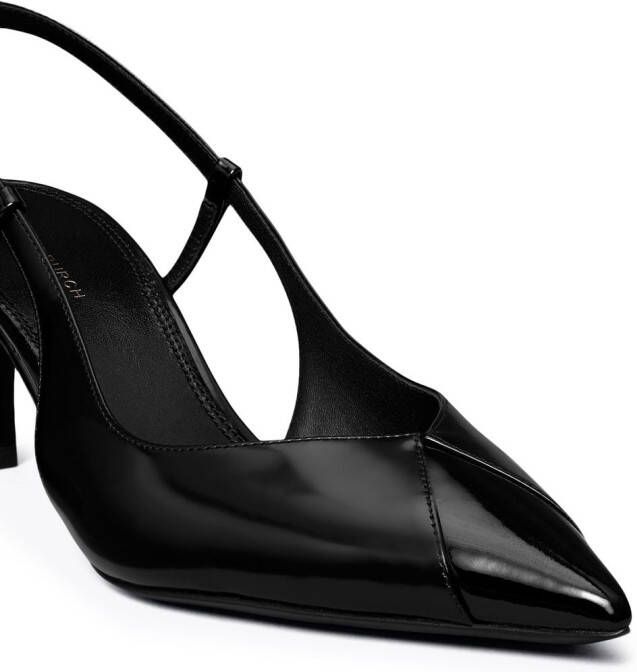 Tory Burch 65mm Triangle slingback pumps Black