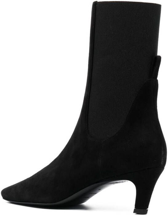 TOTEME The Mid Heel 50mm boots Black