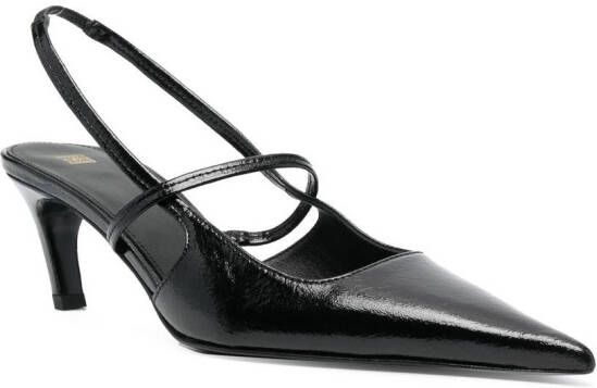 TOTEME The Sharp 70mm pointed-toe pumps Black