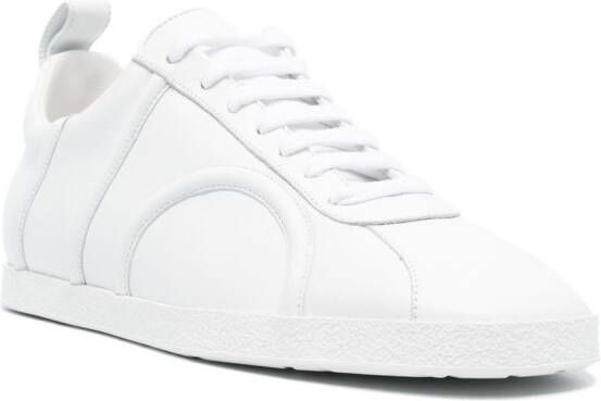 TOTEME leather low-top sneakers White