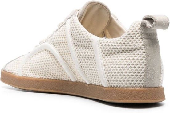 TOTEME panelled mesh sneakers Neutrals