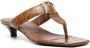 TOTEME The Belted 35mm crocodile-effect mules Neutrals - Thumbnail 2