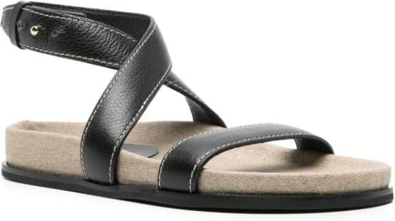 TOTEME The Chunky leather sandals Black