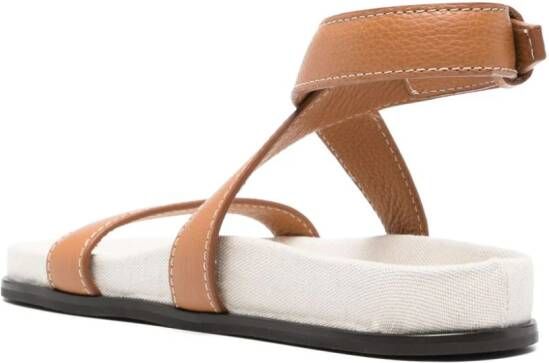 TOTEME The Chunky leather sandals Neutrals