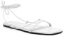 TOTEME The Croco Tie sandals White - Thumbnail 2