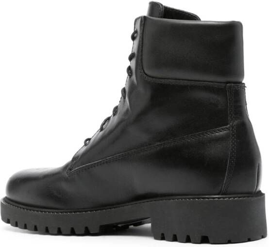TOTEME The Husky leather boots Black