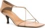 TOTEME The Knot 55mm leather sandals Neutrals - Thumbnail 2