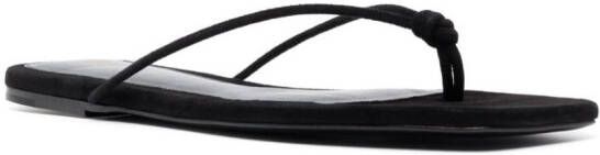 TOTEME The Knot thong sandals Black