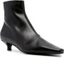 TOTEME The Slim 35mm ankle boots Black - Thumbnail 2