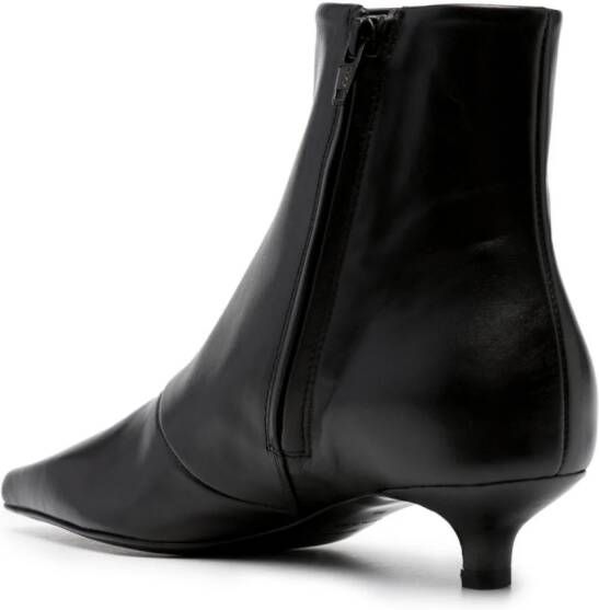 TOTEME The Slim 35mm ankle boots Black