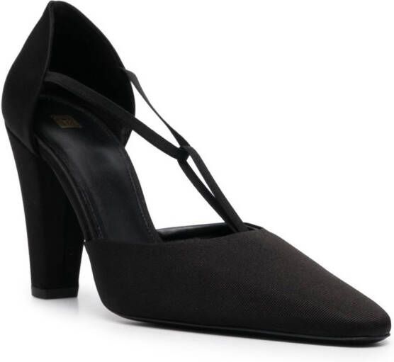 TOTEME The T Strap 90mm pumps Black