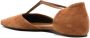 TOTEME The T-Strap suede ballerina shoes Neutrals - Thumbnail 3