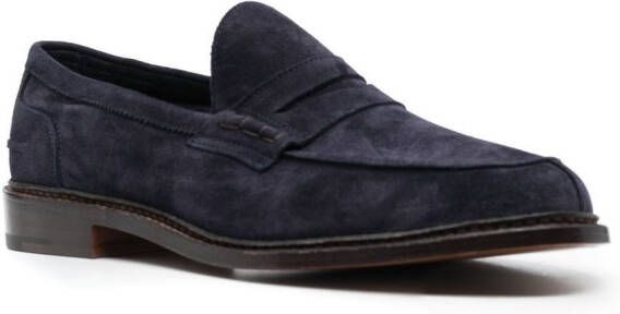 Tricker's Adam slip-on style loafers Blue