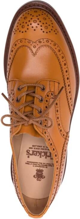 Tricker's Bourton Antique 40mm perforated brogues Brown