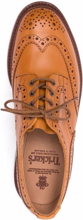 Tricker's Bourton lace-up brogue shoes Neutrals