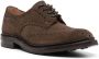 Tricker's brogue-detail suede brogues Brown - Thumbnail 2