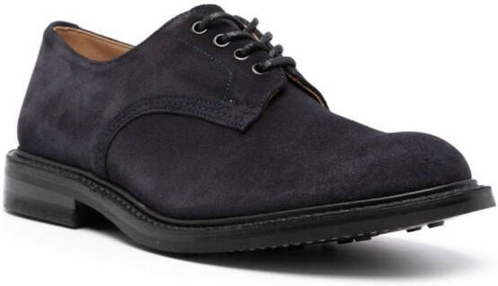 Tricker's Danielo round-toe derby shoes Blue
