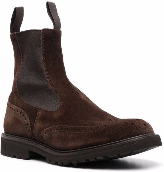 Tricker's elasticated side-panel boots Brown