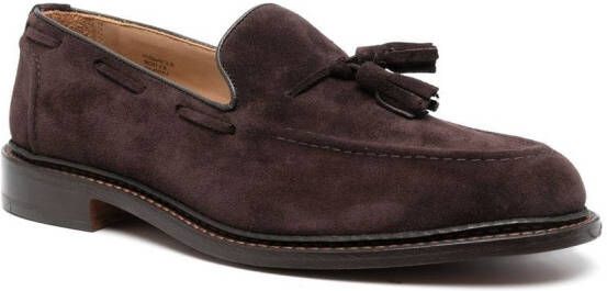 Tricker's Elton suede loafers Brown