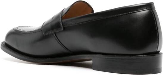 Tricker's Havard leather loafers Black