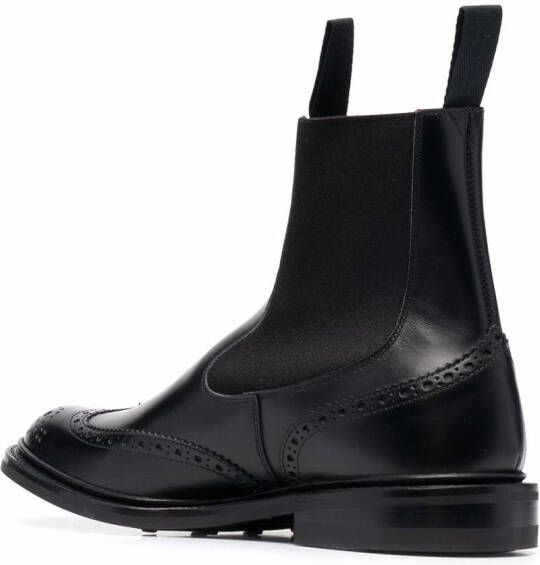 Tricker's Henry leather boots Black