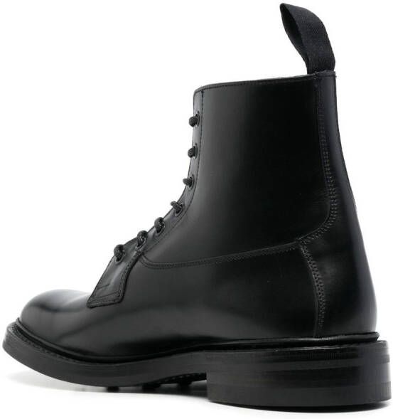Tricker's lace-up ankle boots Black