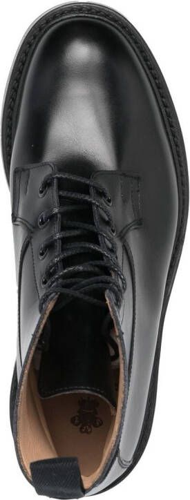 Tricker's lace-up ankle boots Black