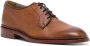 Tricker's lace-up pebbled leather loafers Brown - Thumbnail 2