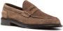 Tricker's penny-slot calf-suede loafers Brown - Thumbnail 2
